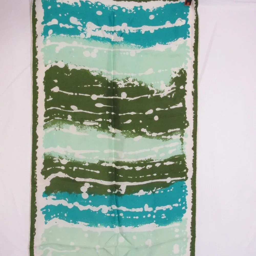 Uena striped silk scarf